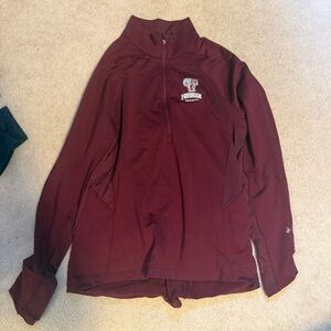 Under Armour Maroon Quarter-Zip Pullover